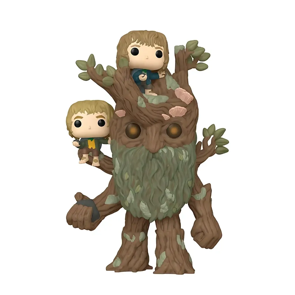 funkopop! movies the lord of the rings treebeard with merry pippin1579 - slika 3