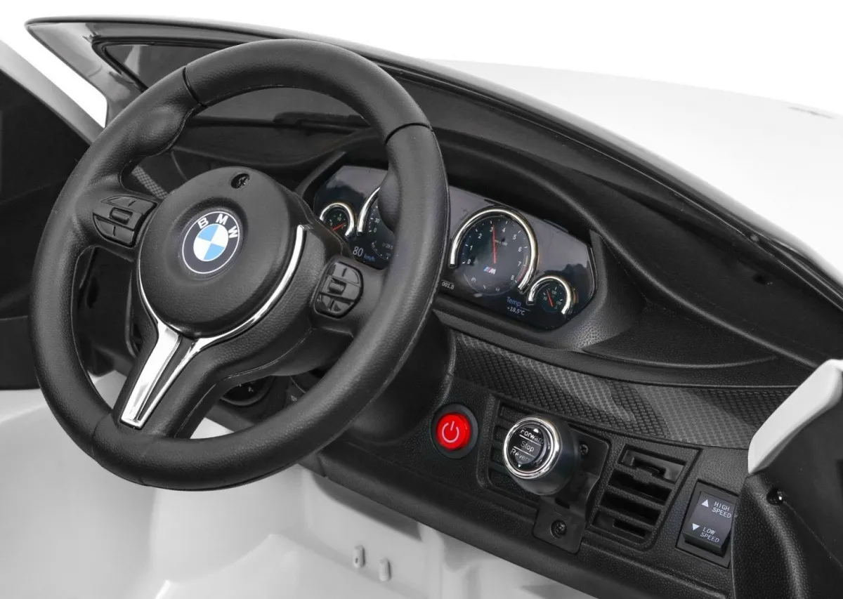 licencirani auto na akumulator bmw x6m - bijeli - slika 8