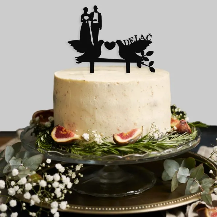 personalizirani toper za vjenčane torte 3 - slika 2