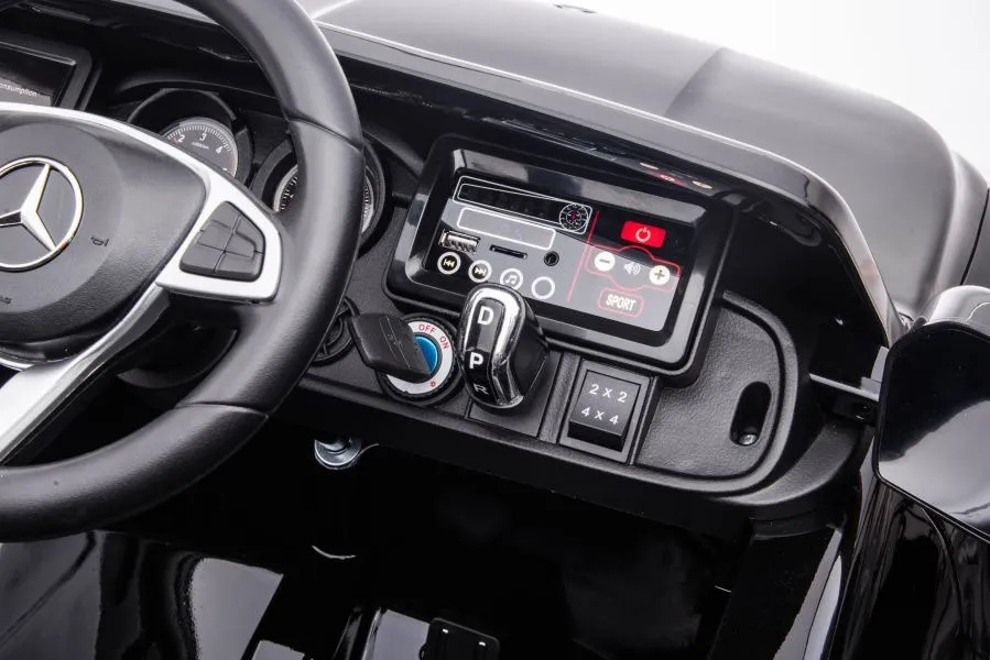 licencirani auto na akumulator mercedes dk-mt950 4x4 - crni - slika 13