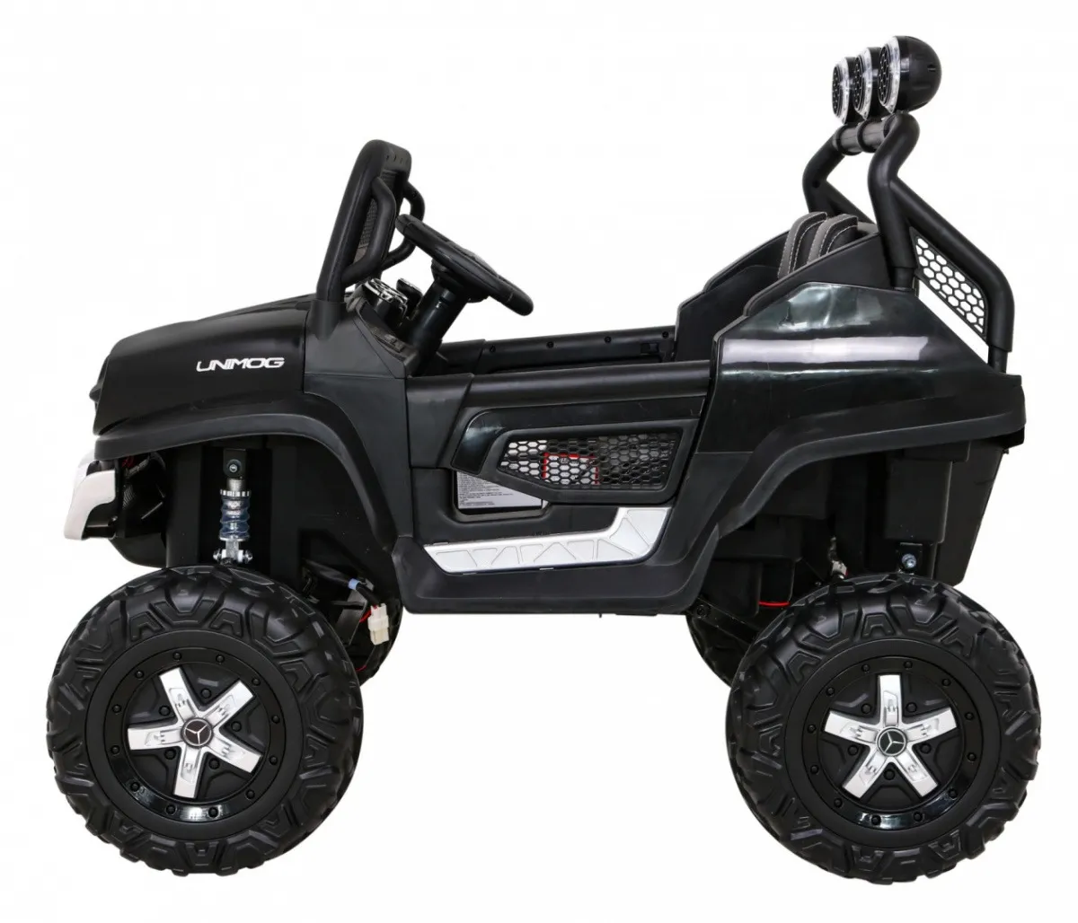 licencirani auto na akumultor mercedes benz unimog s- crni - slika 4