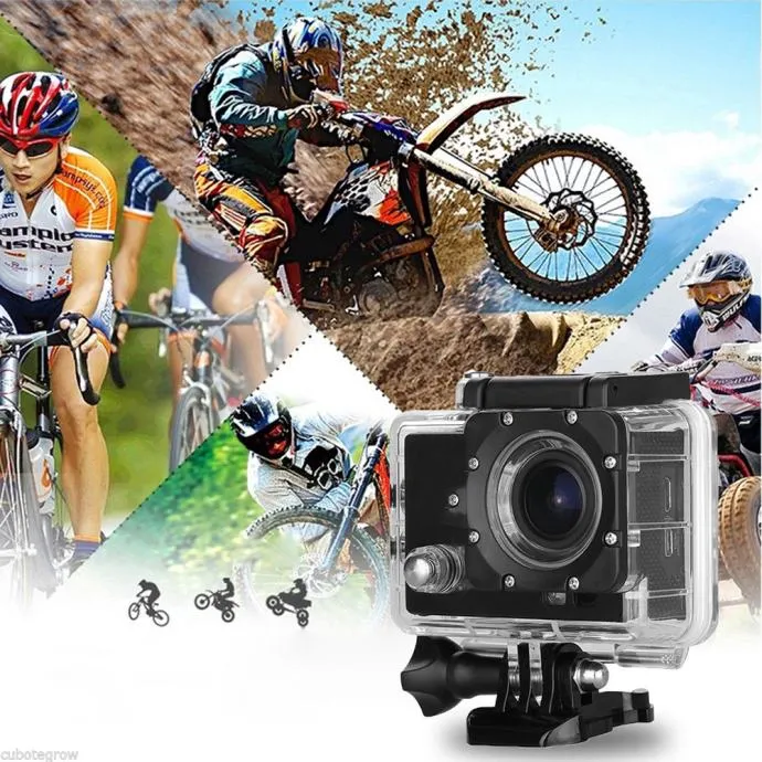 akcijska kamera za kacigu sport ronjenje skijanje go pro - slika 4