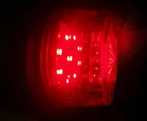 12-24v led bočno svjetalo od dimljenog stakla crveno/narančasto - slika 3