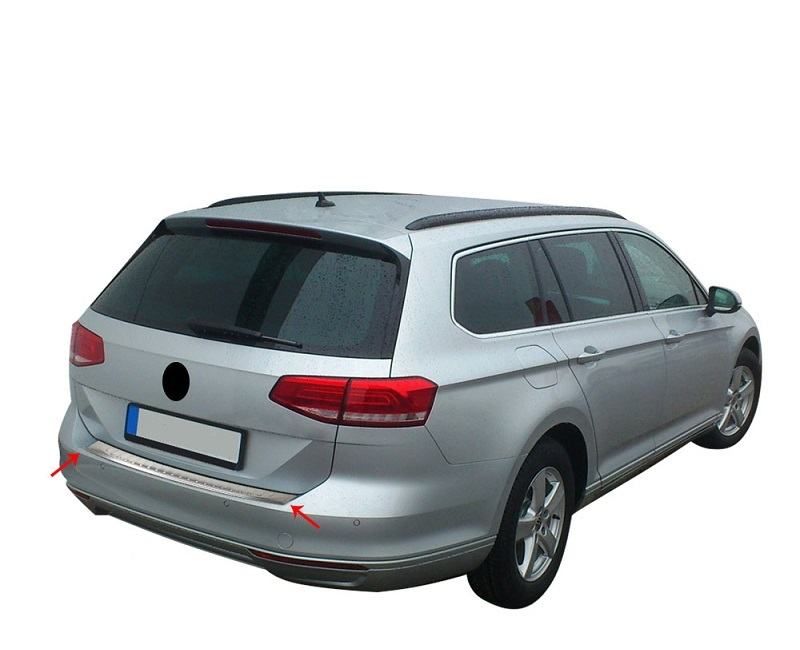 zaštitna-ukrasna lajsna zadnjeg branika za vw passat b6-b7-b8 - slika 5