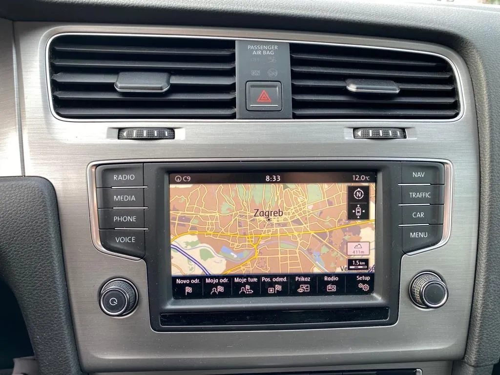 vw golf 7 1,6 tdi dsg, navi, park. senzori, tempomat, 4x garancija! - slika 7