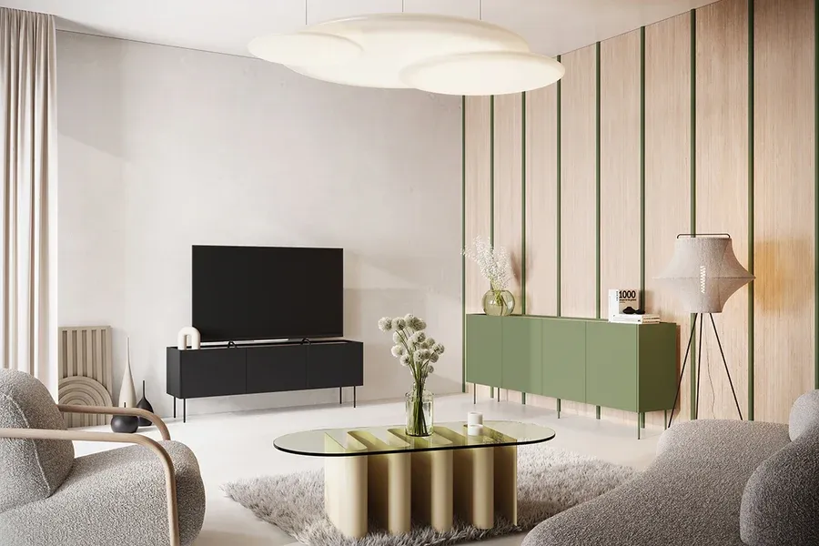 komoda desin 170cm, 3 vrata, materijal: mdf - slika 5
