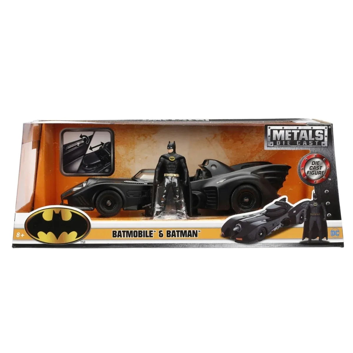 jada batman 1989 batmobile 1:24 die-cast replica - slika 8