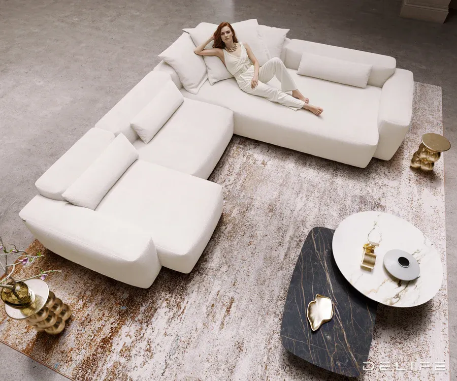 modularna garnitura freestyle 360x290cm, materijal: boucle - slika 7