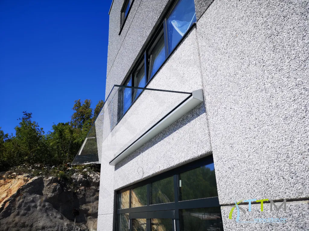 kontinuirana vodilica za staklenu nadstrešnicu linea 3 mini - slika 2