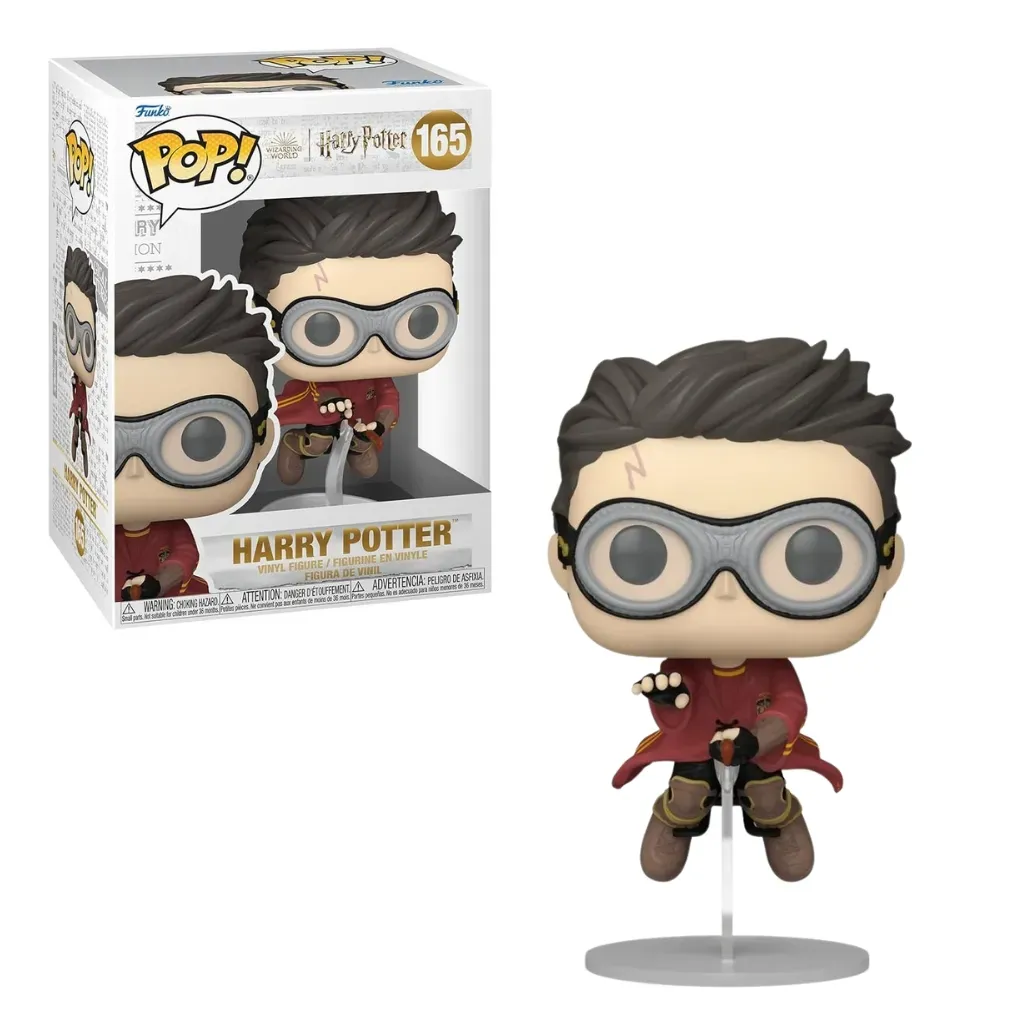 funko pop! harry potter – harry potter with broom (quidditch) #165 - slika 4