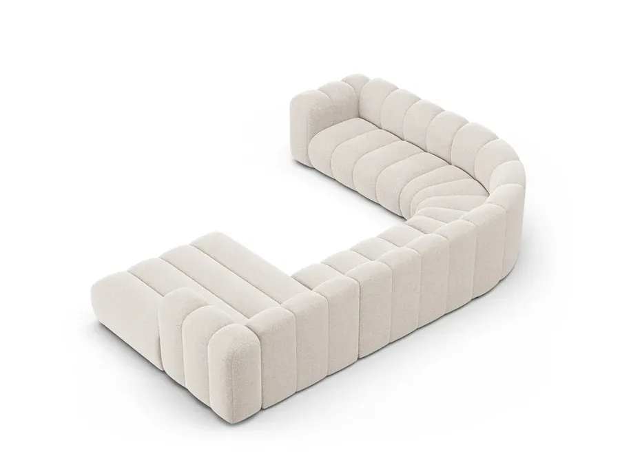 kutna garnitura lupine 370x280cm, materijal: chenille eden - slika 4