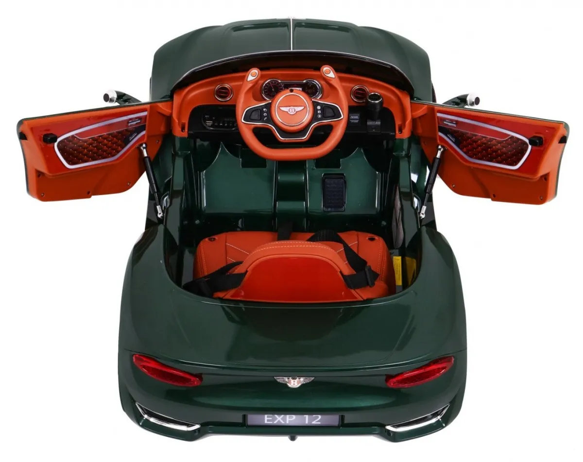 licencirani auto na akumulator bentley exp12 -zeleni/lakirani - slika 7