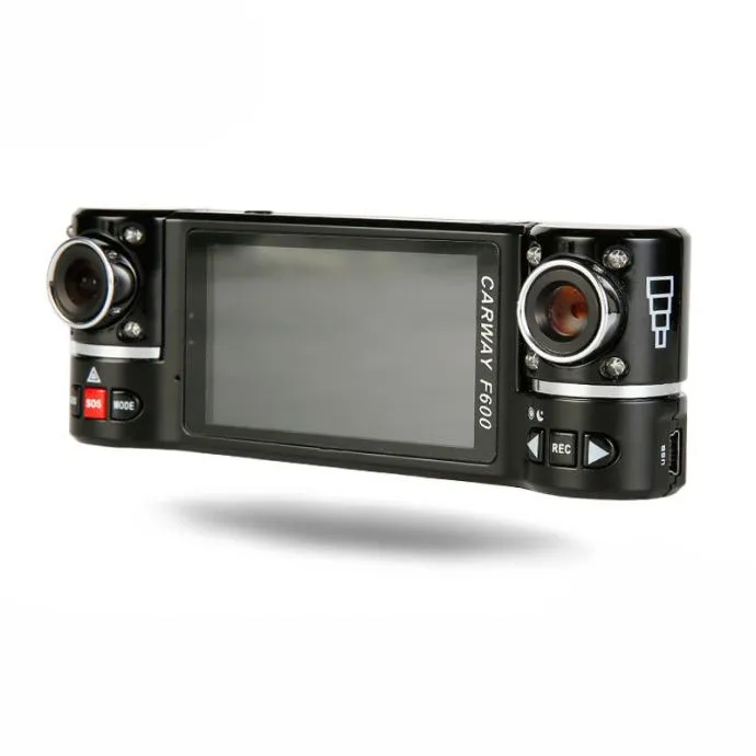 hd auto kamera s dvije glave senzor pokreta nočno snimanje - slika 4