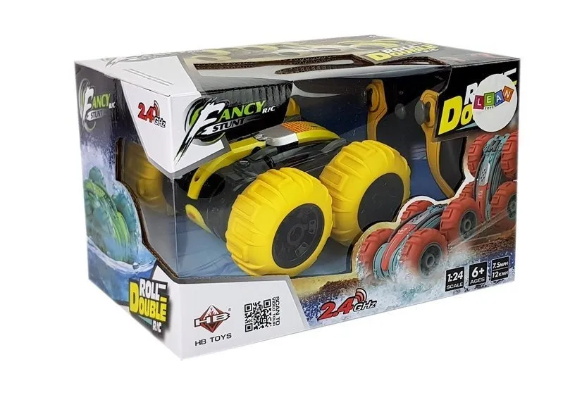 amphibious vehicle 1:24 remote controlled yellow - slika 6