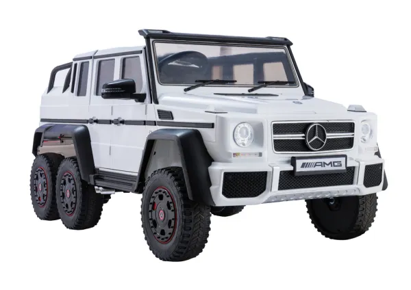 Licencirani auto na akumulator G63 6x4 24V - bijeli - Mursko Središće