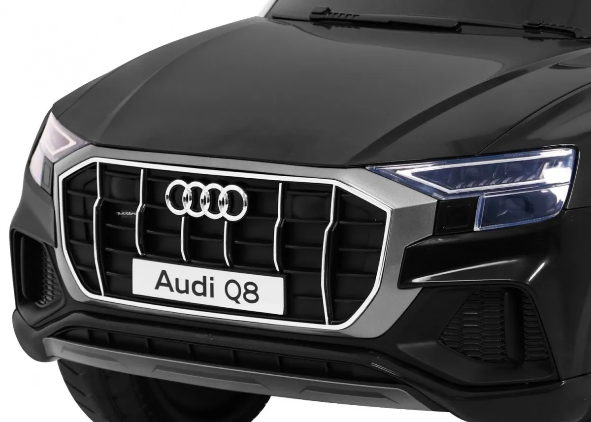 licencirani auto na akumulator audi q8 lift - crni - slika 11