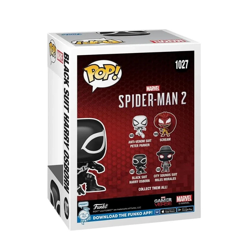 funko pop! marvel: spider-man 2 – harry osborn (black suit) #1027 - slika 2