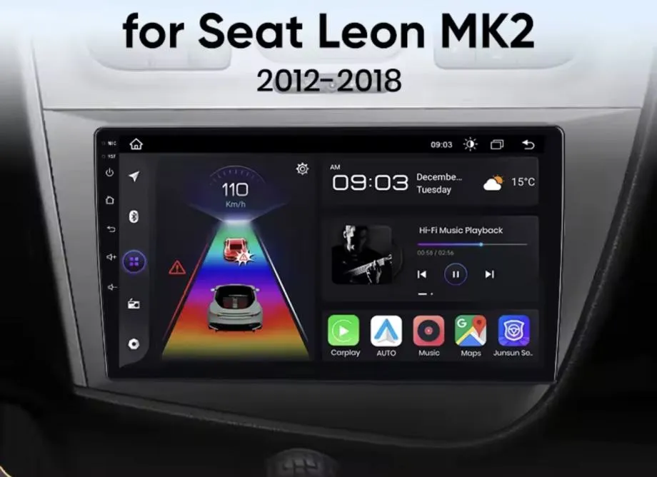 seat leon mk2 2005-2012 original radio navigacija multimedija carplay - slika 4