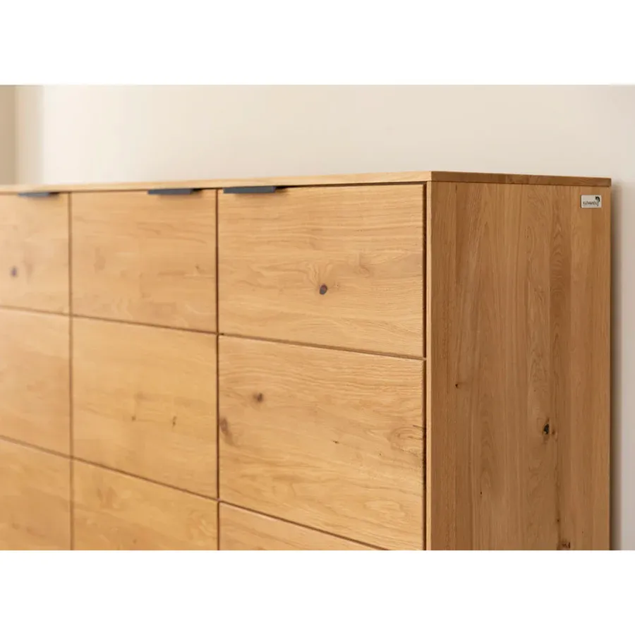 komoda tirano 154x39 cm, materijal: masivno drvo hrast - slika 16