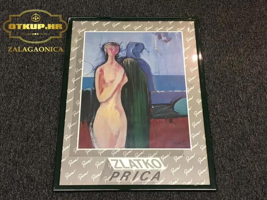 Plakat Zlatko Prica "tri Generacije 1986" / R1, Rate !! - Zagreb