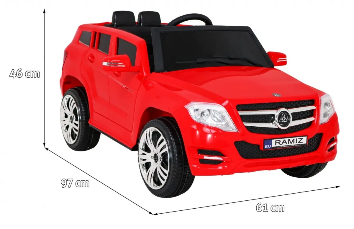 auto na akumulator city rider - crveni - slika 2