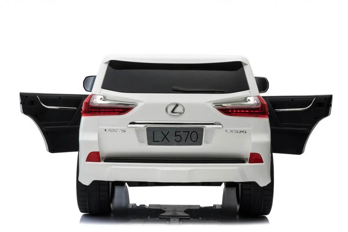 licencirani auto na akumulator lexus lx570 4x4 - dvosjed - bijeli - slika 8