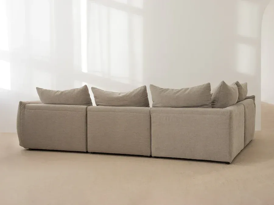 bloom kutna garnitura, 232x216 cm, materijal: baršun - slika 8