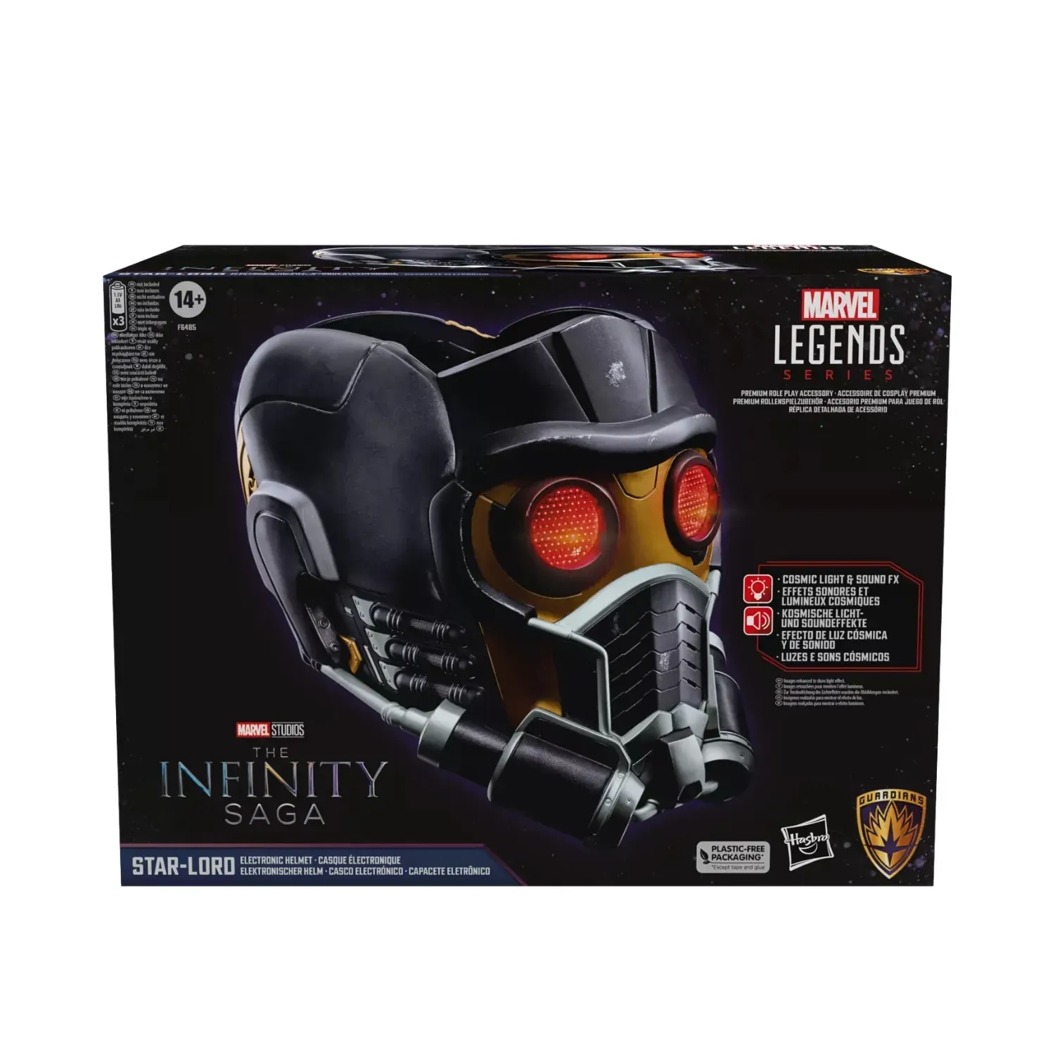marvel legends series – star-lord electronic roleplay helmet - slika 11