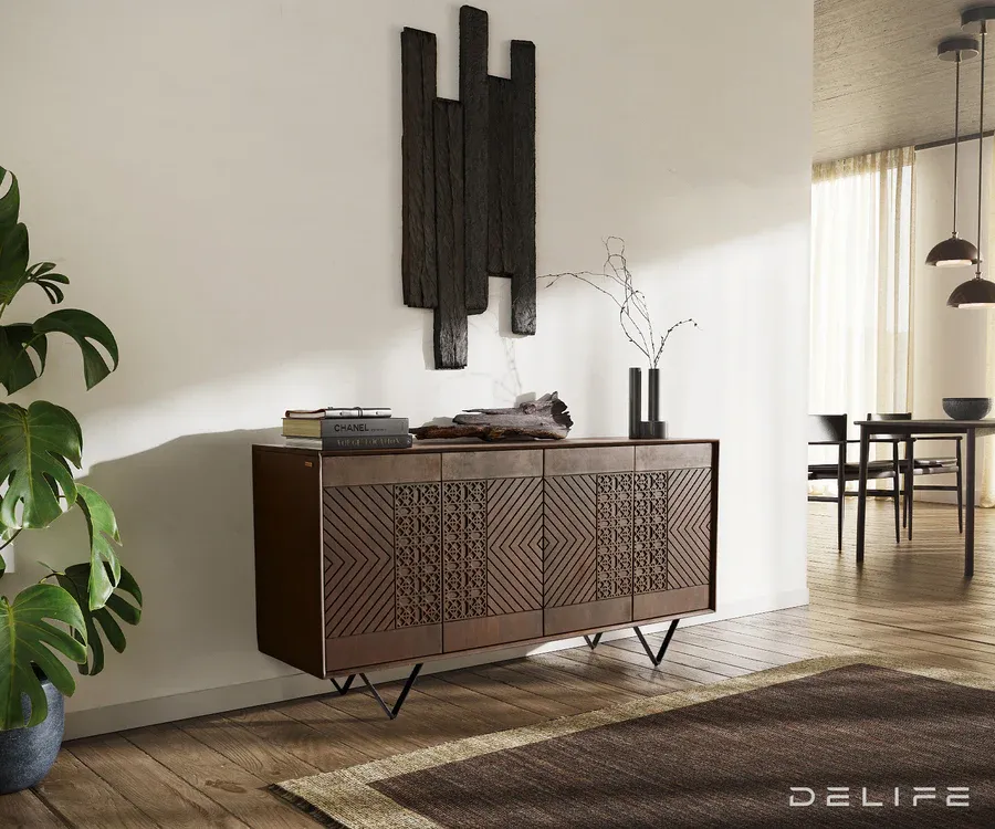 Komoda Manjula 145x40cm, Materijal: Mango - Čakovec