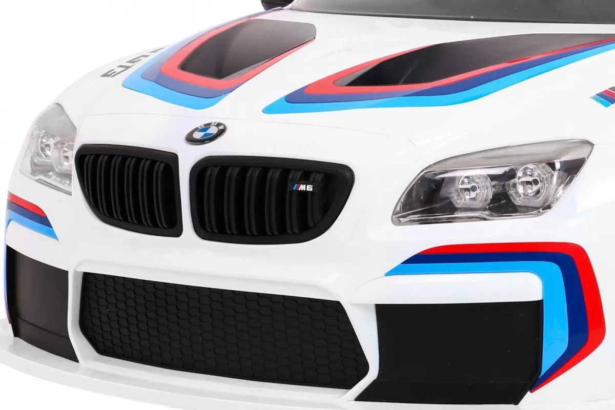 licencirani auto na akumulator bmw x6m - bijeli - slika 8