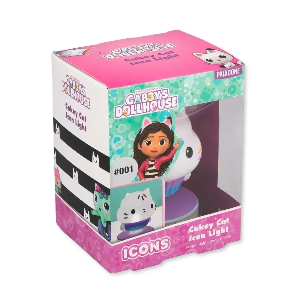 paladone gabby´s dollhouse cakey cat icon light - slika 5