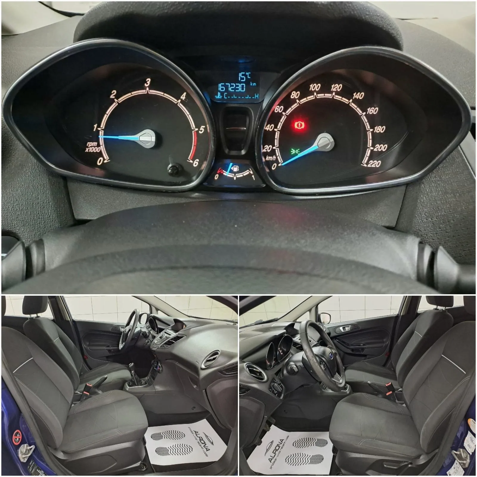 ford fiesta 1.5 tdci*jamstvo* navi,novi zupčasti+servis,zimski kotači - slika 14
