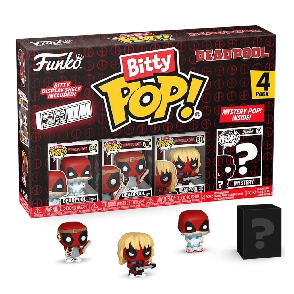 funko bitty pop!: deadpool 4-pack – series 4 - slika 4