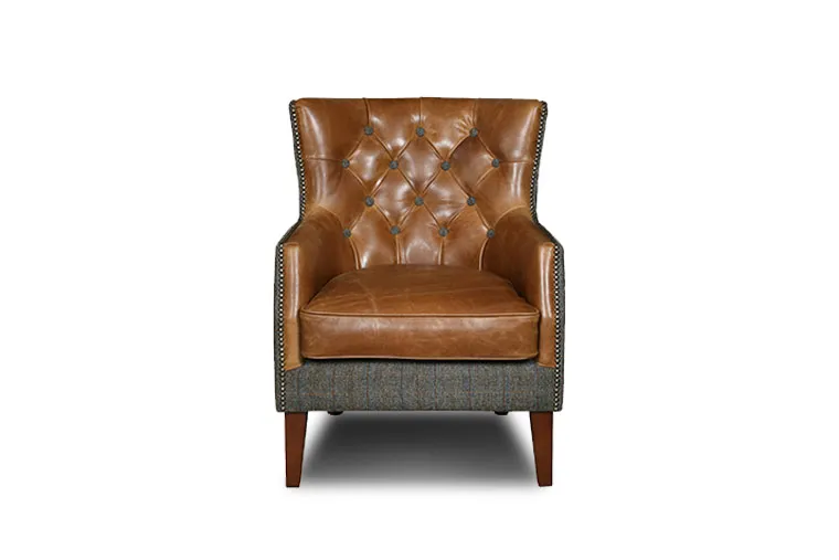 Chesterfield Harris Tweed Sedum fotelja - Ježdovec, Zagreb