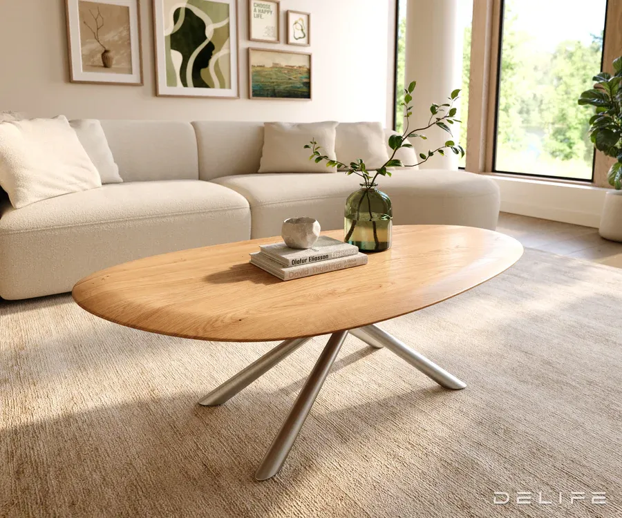 Klub stolić Edge 140x75cm, Materijal: Hrast - Čakovec