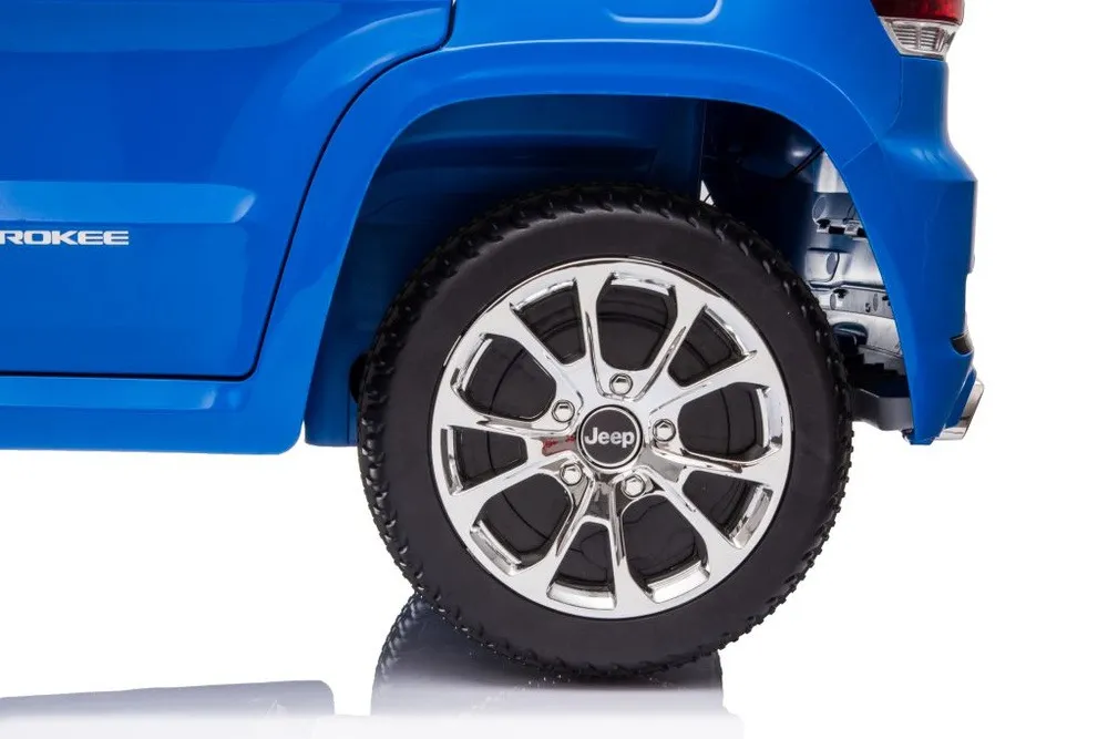 licencirani auto na akumulator jeep grand cherokee - plavi - slika 11