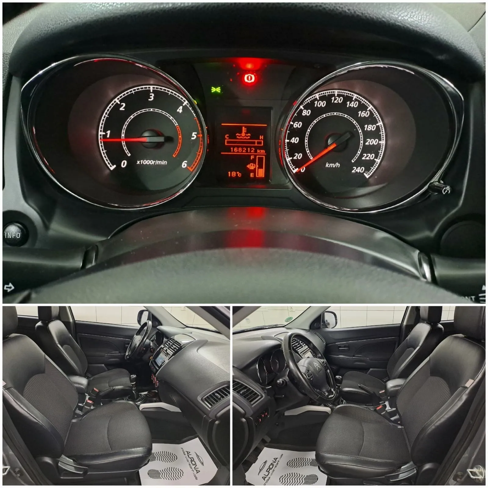 citroën c4 aircross 1.6 hdi *jamstvo* led,kamera,servisna,alu.. - slika 17