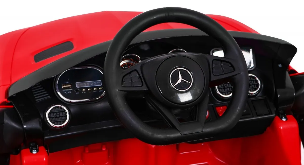 licencirani auto na akumultor mercedes mercedes benz gt - crveni - slika 4