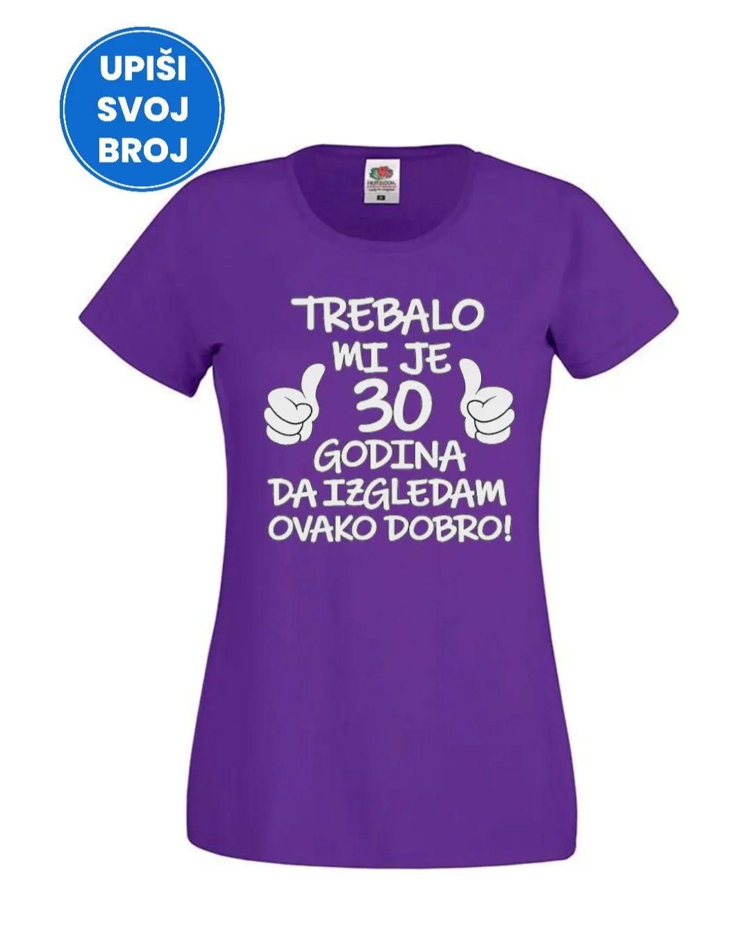 Ženska majica za rođendan – Trebalo mi je… - Prozor, Otočac