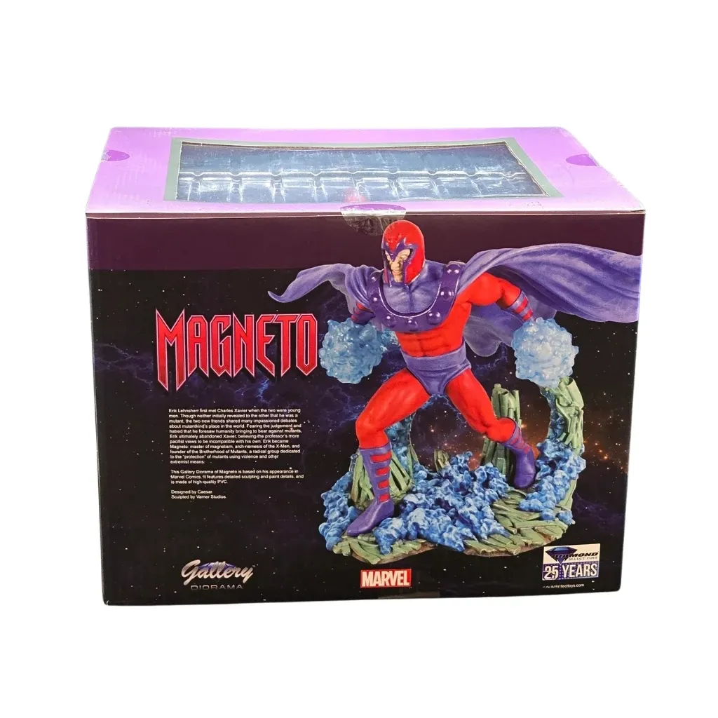 diamond select marvel gallery: magneto (comic) figura, 25 cm - slika 10