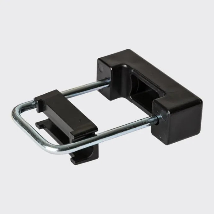 obujmica / kopča / spojnica za stup panel ograde 60x40 mm (pvc+metal) - slika 1