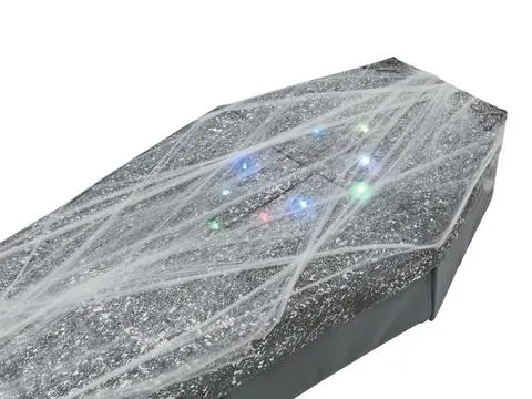 europalms halloween coffin with spiderweb - slika 2
