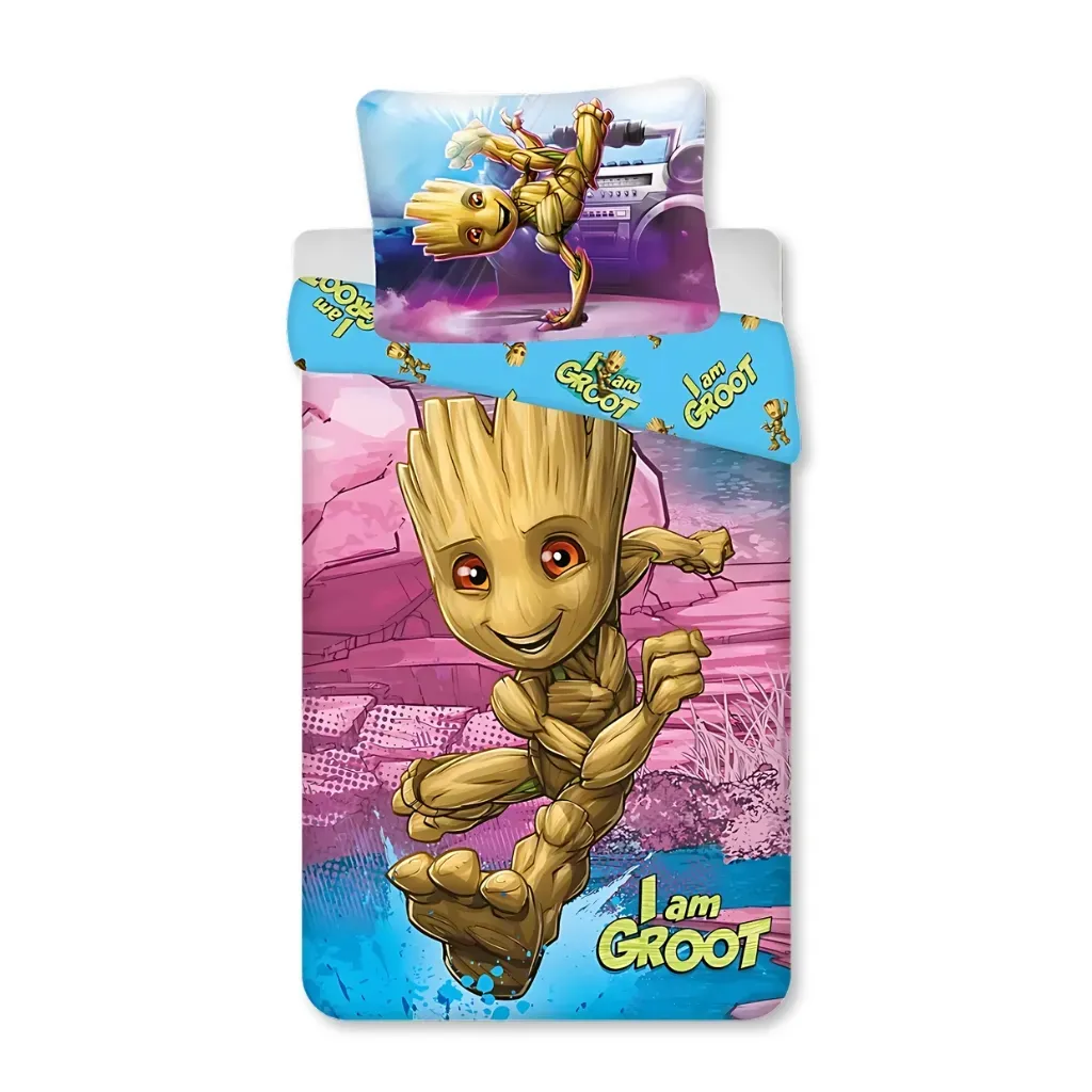 Guardians of the Galaxy ‘I am Groot’ dječja posteljina, 140×200 cm - Zagreb