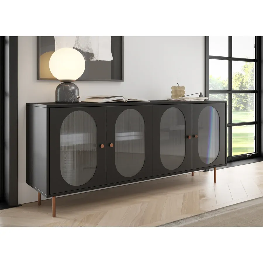 komoda velvet 164.5x42cm, materijal: laminirana ploča - slika 2