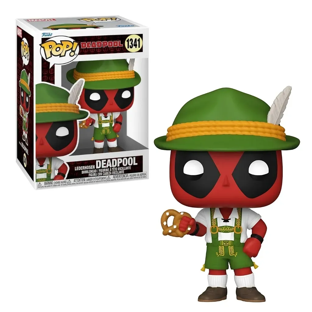 funko pop! marvel: deadpool – lederhosen deadpool #1341 - slika 4