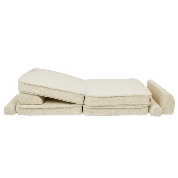 velika modularna sofa za djecu - premium bearly, krem - slika 3