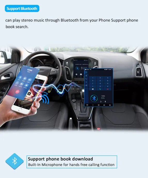 ford focus 2012 - 2017 tesla style original android gps wifi - slika 16