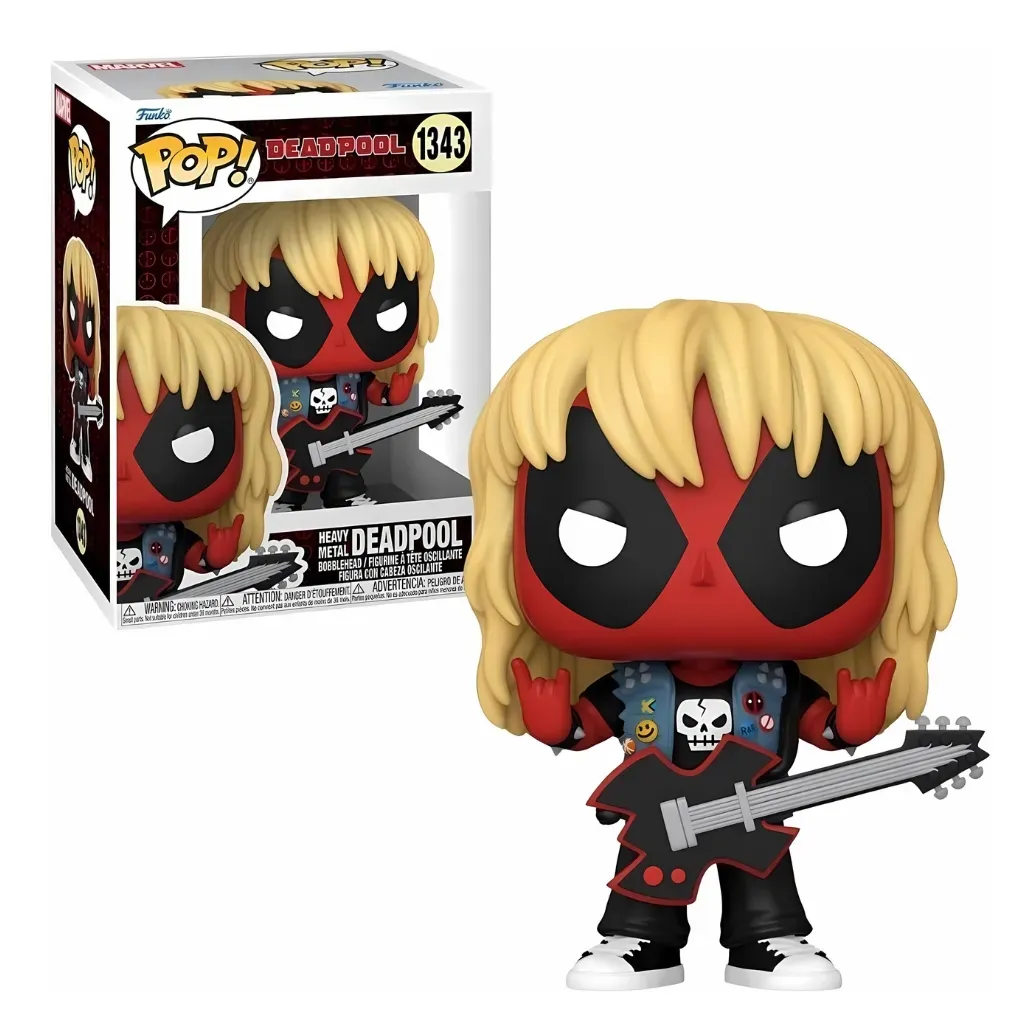 funko pop! marvel: deadpool – heavy metal deadpool #1343 - slika 4