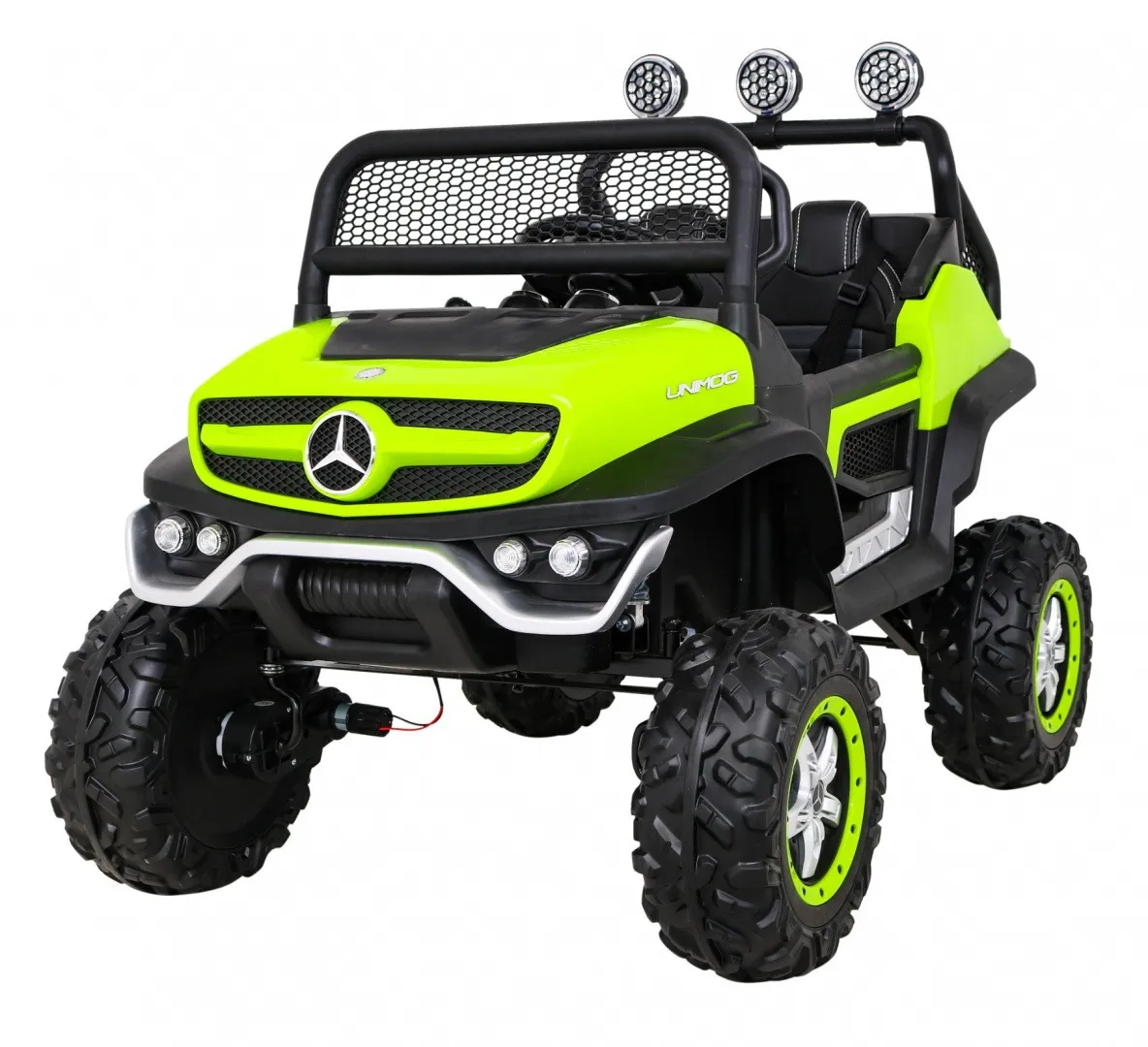 Licencirani auto na akumultor Mercedes BENZ UNIMOG S - zeleni - Mursko Središće