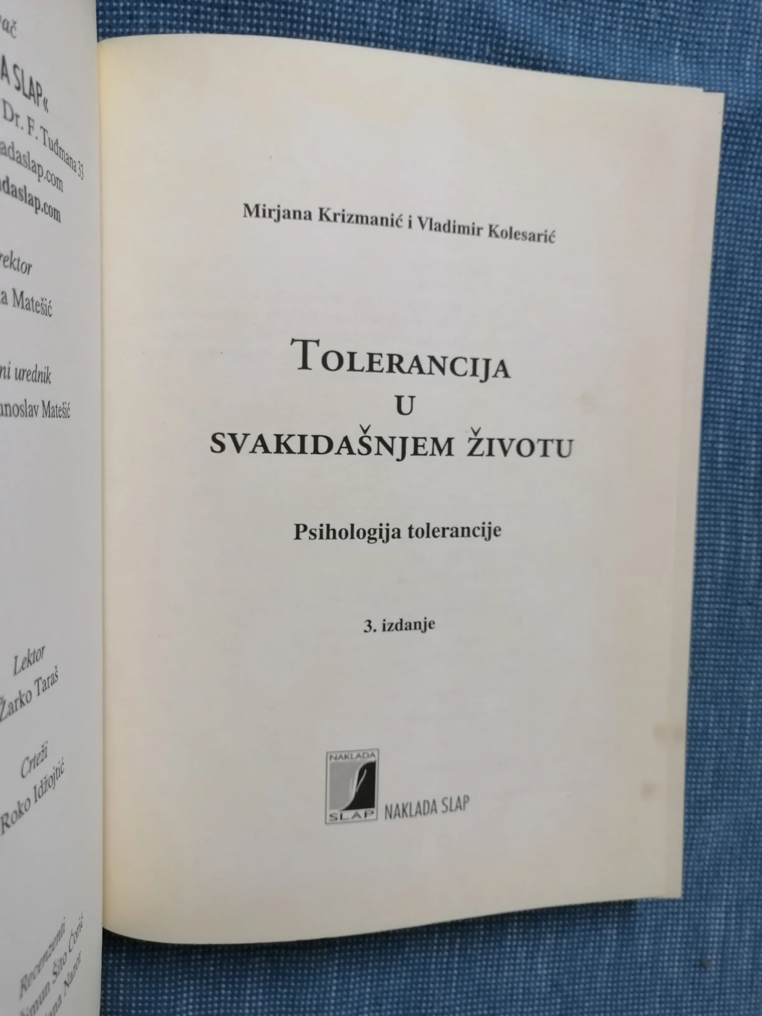 mirjana krizmanić i dr. – tolerancija u svakidašnjem životu - slika 2